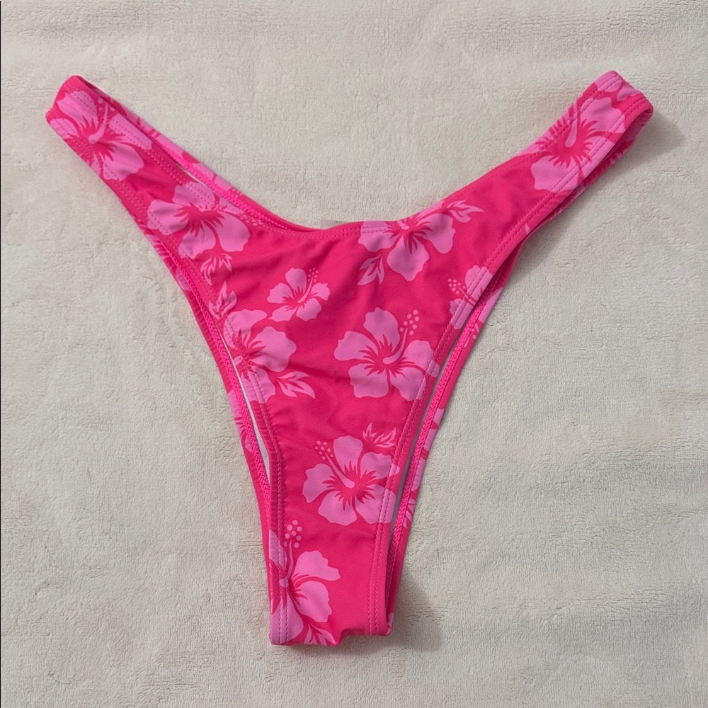 SHEIN Pink Floral Bikini Bottom